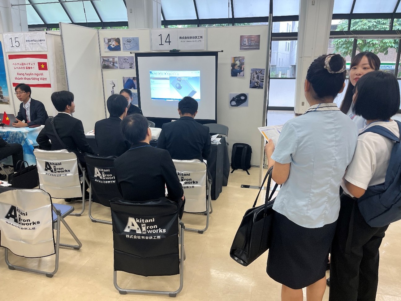 多くの留学生が働く多様な会社